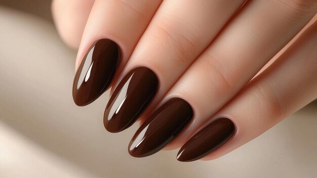 Light Brown Nail Perfection